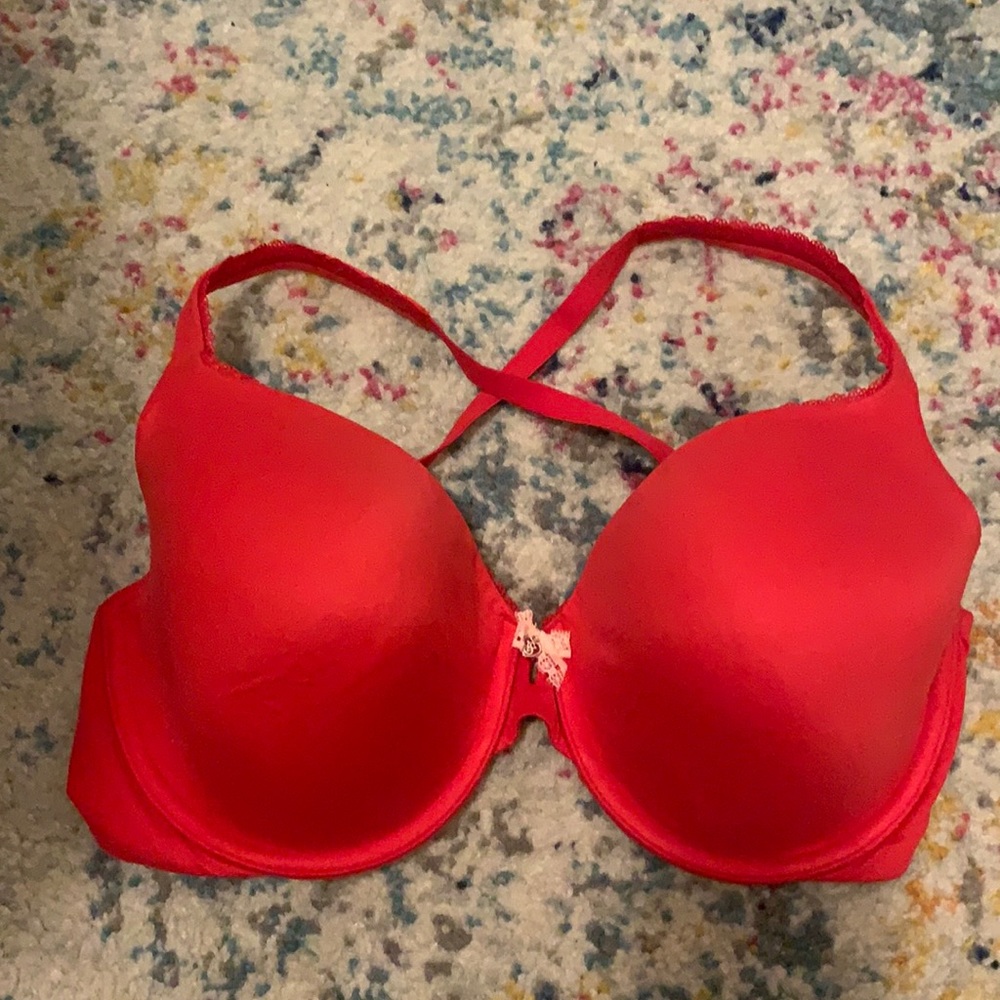 Red victoria secret bra